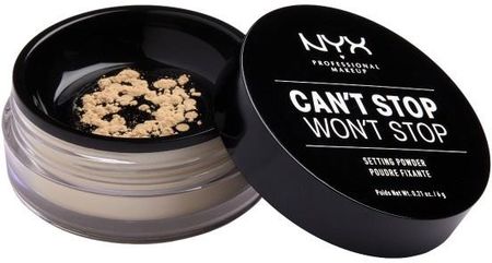 NYX Professional Makeup Can't Stop Won't Stop Setting Powder Puder utrwalający Light medium  6 g