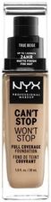 Nyx Professional Makeup Can'T Stop Won'T Stop Full Coverage Foundation Podkład W Płynie True Beige 30 ml