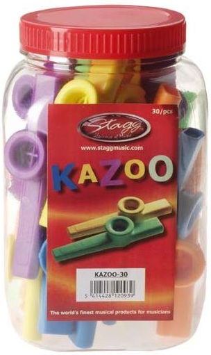 Zdjęcie Stagg Kazoo 30 - Kolorowe Kazoo, Opakowanie 30 Szt. - Niepołomice