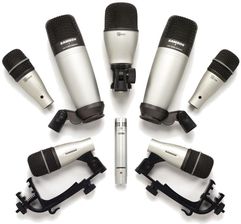 Samson 8Kit - Zestaw Mikrofonów Do Perkusji 3Xq Tom, 1X Q Snare, 1X Q Kick, 1X Co2H, 2X Co2