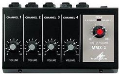 Monacor Mmx-4 Miniaturowy Mikser Mikrofonowy