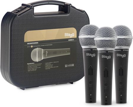 Stagg Sdm50-3 - Zestaw Mikrofonowy