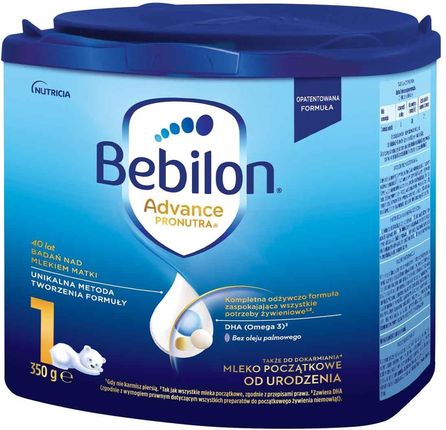 Bebilon 1 Advance Pronutra mleko początkowe od urodzenia 350g