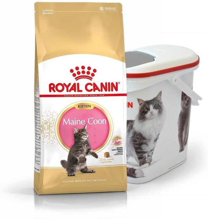 Karma Royal Canin Maine Coon Kitten 10 Kg + Pojemnik - Ceny i opinie