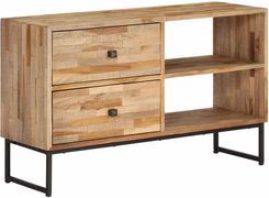 Vidaxl Szafka Pod Telewizor Z Odzyskanego Drewna Tekowego 90X30X55Cm