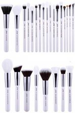 Zdjęcie Jessup Zestaw 25 pędzli do makijażu T235 White Silver - Śrem