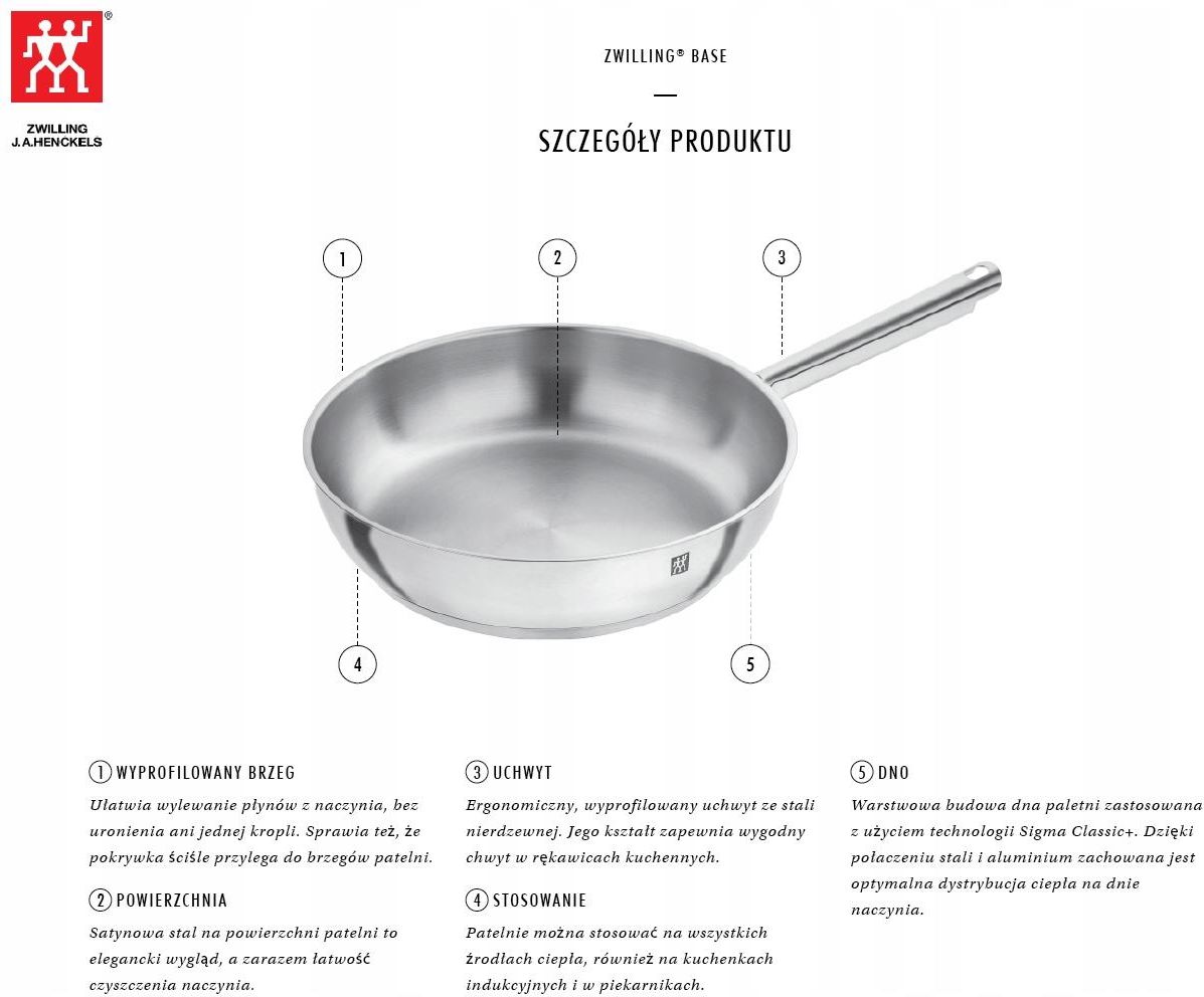 Zwilling J.A.Henckels Vitality Frying pan 26 cm Stainless 66470