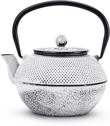 Marco Polo Sj Czajnik Żeliwny Z Zaparzaczem Tea Biały Duży 1,2 L