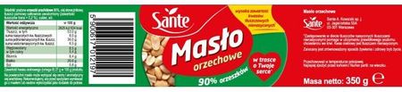 Sante Masło Orzechowe 350G