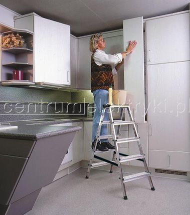 KRAUSE Drabina dwustronna Dopplo 2,45 m 120397 - zdjęcie 3
