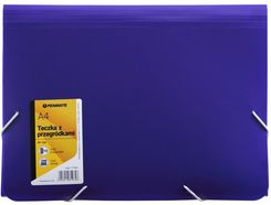 Zdjęcie Teczka z przegródkami A4 PP-104 fioletowa PENMATE - Sułkowice