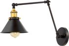 KINKIET LAMPA ŚCIENNA LOFT CZARNA GUBI W2 LUMINA DECO