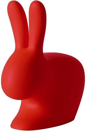 Qeeboo Rabbit Chair Baby Czerwony 90001Re