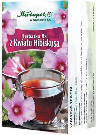 Herbapol Herbatka z kwiatu hibiscusa fix 2g 20szt