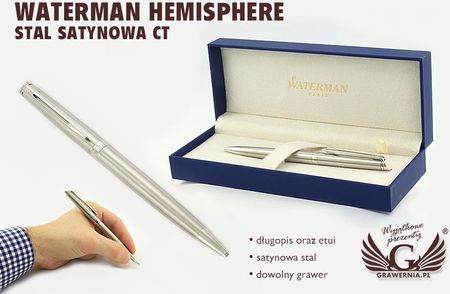 Waterman Długopis Hemisphere Stal Satynowa CT - S0701880