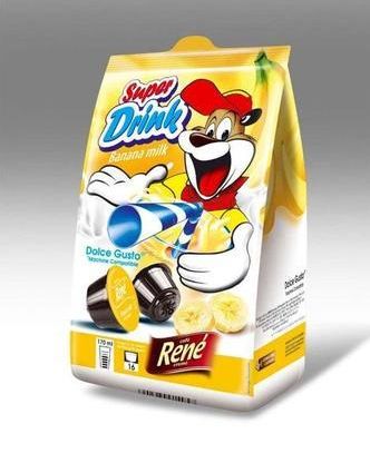 Rene Kapsułki Do Nescafe Dolce Gusto Kids Super Drink Banana 16 Kapsułek