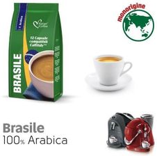 Italian Coffee Brasile 100% Arabica Monorigine Kapsułki Do Tchibo Cafissimo 12 Kapsułek
