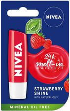 Zdjęcie Nivea Pielęgnująca pomadka do ust Strawberry Shine 5,5ml - Boguchwała