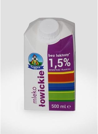 Łowicz Łowickie 0,5L 1,5% 1Szt Bez Laktozy