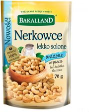 Zdjęcie Bakalland Nerkowiec Lekko Solony 70G - Wasilków