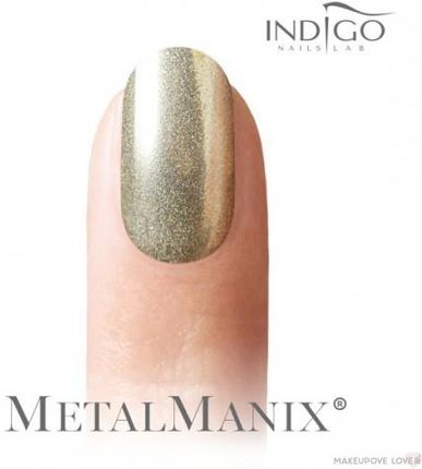 indigo nails Metal Manix Effect Light Gold 2,5g