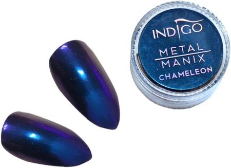 indigo nails Metal Manix Chameleon Blue Devil 