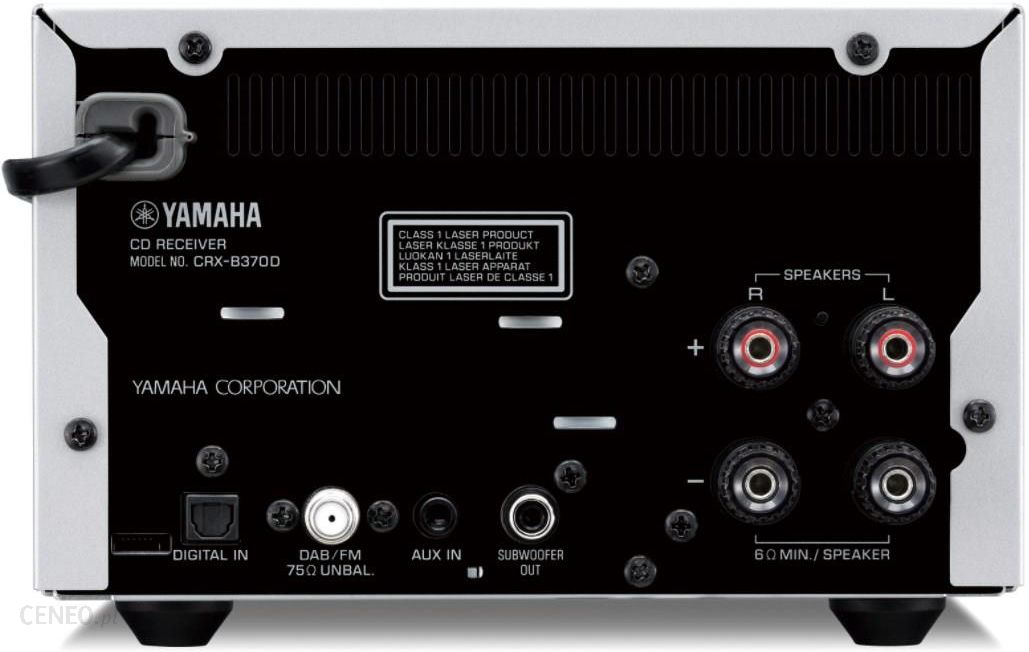 Yamaha Pianocraft MCR-B370D Srebrny