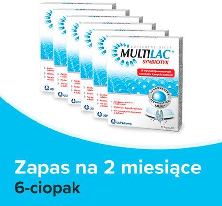 Multilac synbiotyk 6x10 kapsułek