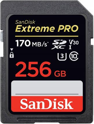 SANDISK SDXC 256GB Extreme PRO Class 10 UHS-I U3 (SDSDXXY256GGN4IN)
