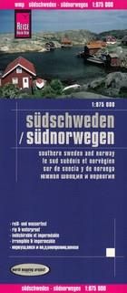 Sudschweden, Sudnorwegen Landkarten / Południowa Szwecja i Południowa Norwegia Mapa samochodowa PRACA ZBIOROWA