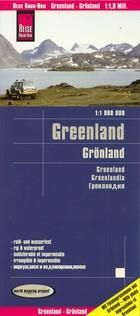 Greenland Road map / Grenlandia mapa samochodowa PRACA ZBIOROWA