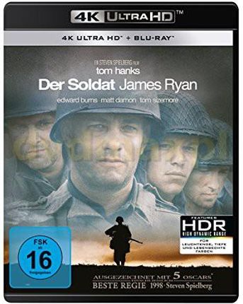Saving Private Ryan (Szeregowiec Ryan) (DE) [Blu-Ray 4K]+[Blu-Ray]