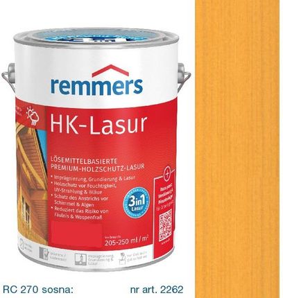 Remmers Hk-Lasur 0,75L Sosna