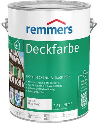 Remmers Deckfarbe Elastyczna 2,5L Biały 9016