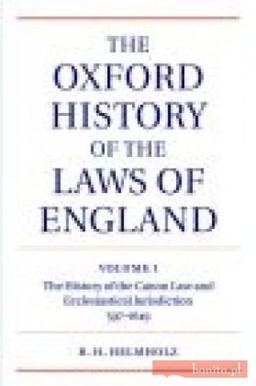 Oxford History of the Laws of England v 1 Canon Law