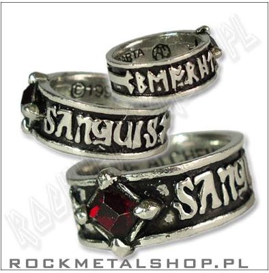 Alchemy Gothic pierścień Holy Blood Runeband (R35) - Ceny i opinie 