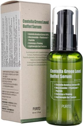 Purito Centella Green Level Buffet Serum Odżywcze Serum Do Twarzy Z 49% Ekstraktem Z Wąkrotki Azjatyckiej 60 ml