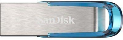Sandisk Ultra Flair 128Gb Niebieski