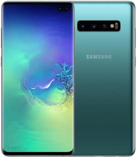 Samsung Galaxy S10 Plus Sm G975 8 128gb Prism Green Cena Opinie Na Ceneo Pl