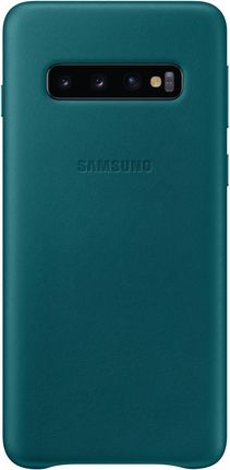 Samsung Leather View Cover do Galaxy S10 Zielony (EF-VG973LGEGWW)