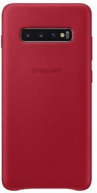 Samsung Leather View Cover do Galaxy S10 Plus Czerwony (EF-VG975LREGWW)