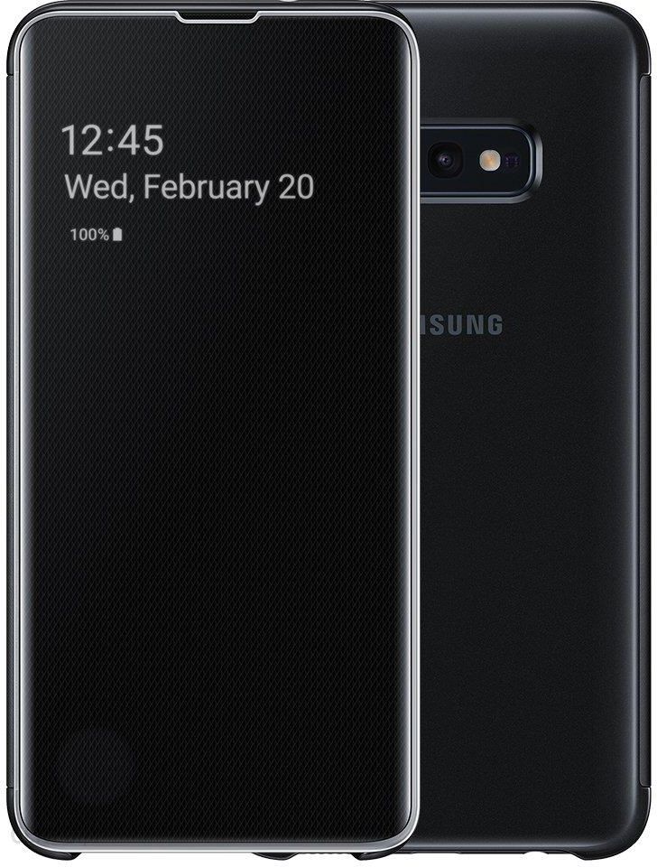 Samsung Clear View Cover do Galaxy S10e Czarny (EF-ZG970CBEGWW)