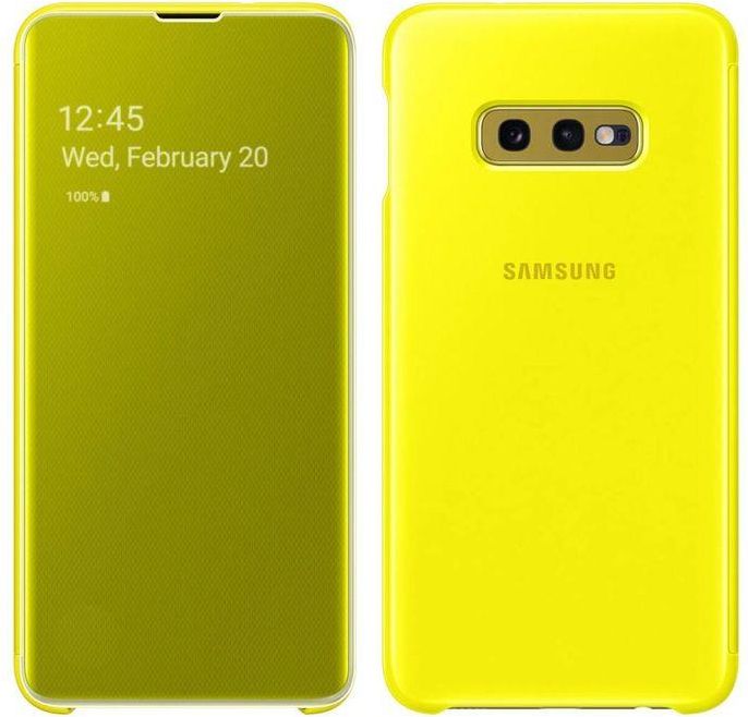 samsung galaxy s10e clear view