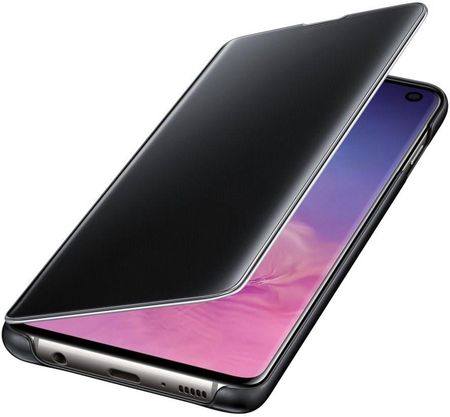 Samsung Clear View Cover do Galaxy S10 Czarny (EF-ZG973CBEGWW)