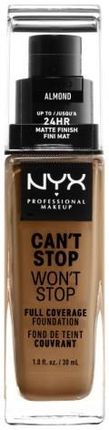 Nyx Professional Makeup Can'T Stop Won'T Stop Full Coverage Foundation Podkład W Płynie Almond 30 ml