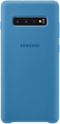 Samsung Silicone Cover do Galaxy S10 Plus Niebieski (EFPG975TLEGWW)
