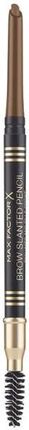 Max Factor Brow Slanted Pencil automatyczna kredka do brwi ze szczotką 02 Soft Brown