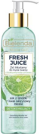 Bielenda Fresh Juice Detoksykujący Żel Micelarny do Twarzy 200g