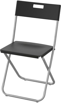 Ikea Gunde Krzesło Składane Czarny 00217797