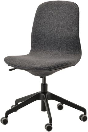 Ikea Langfjall Krzesło Obrotowe Gunnared Ciemnoszary Czarny 29177574